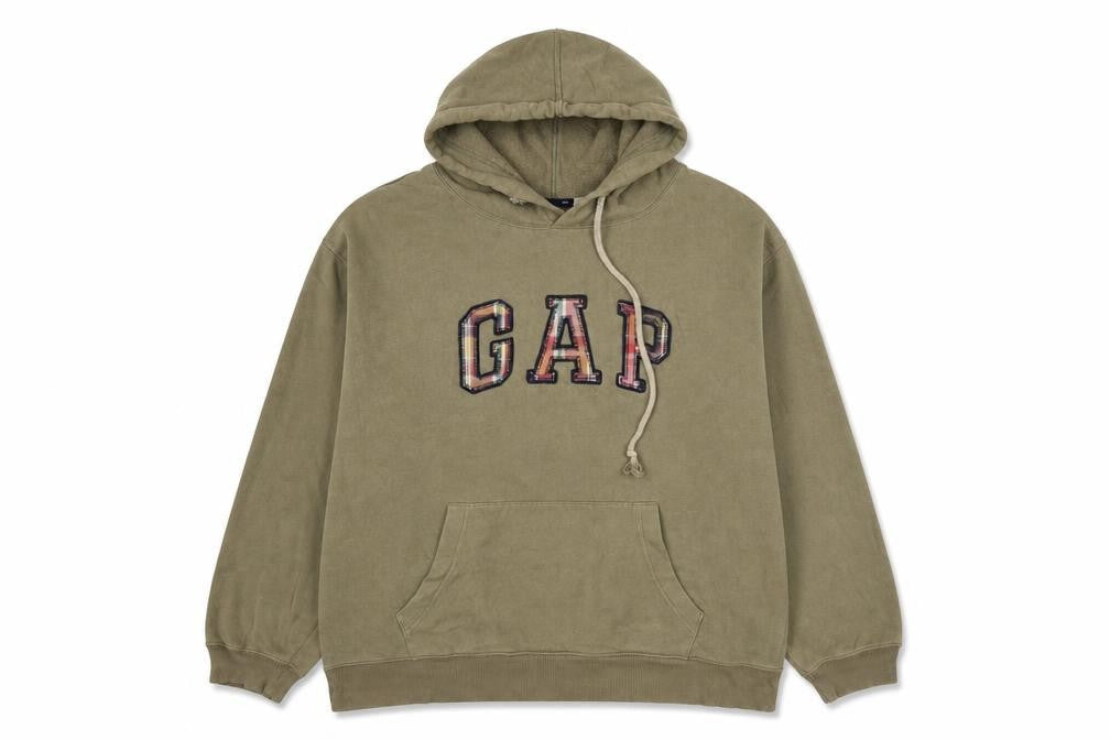 Gap Womens Green Cotton Pullover Sweatshirt Size L Pullover - Logo
