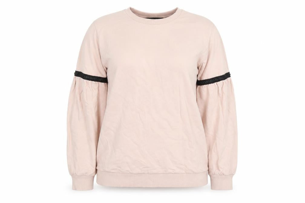 Dorothy Perkins Womens Pink Cotton Pullover Sweatshirt Size 14 Pullover