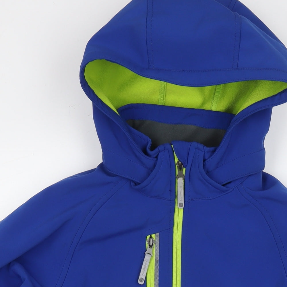 H&M Boys Blue Jacket Size 12-13 Years Zip