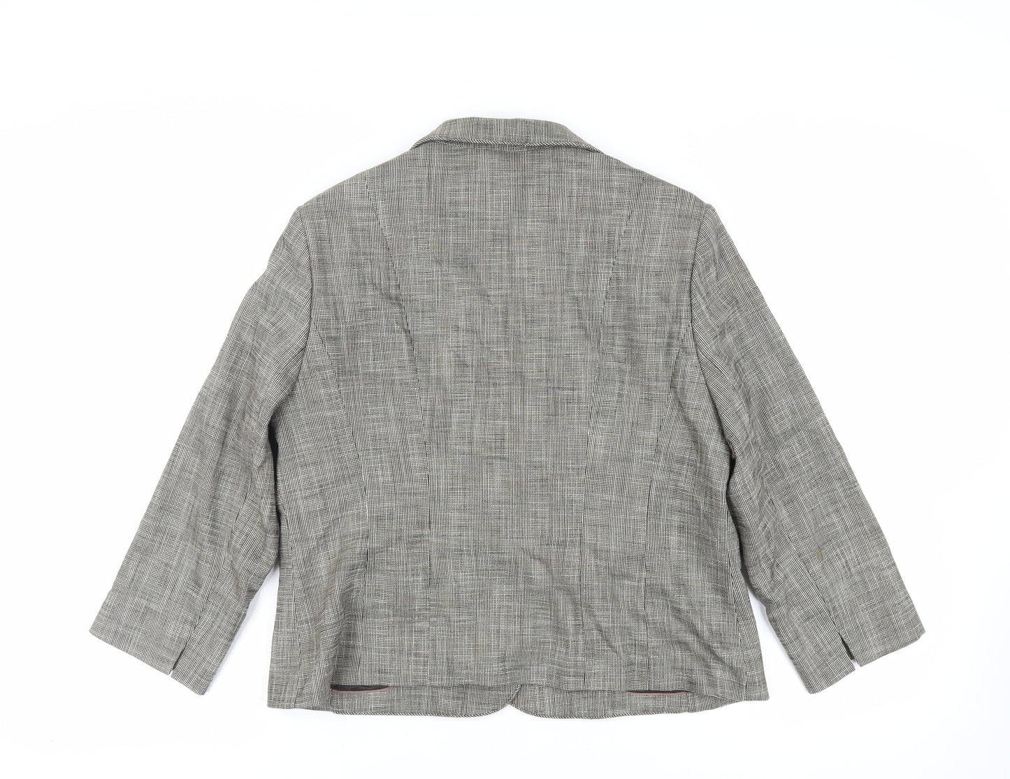 NEXT Womens Grey Jacket Blazer Size 16 Button