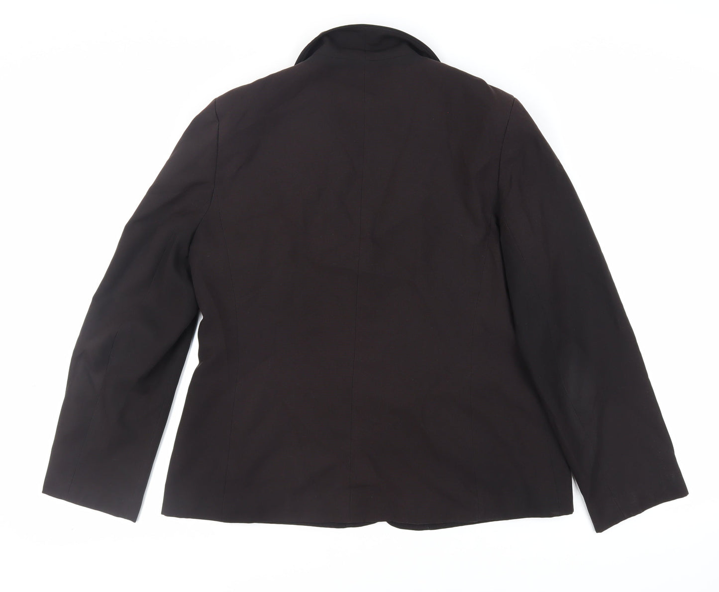 BHS Womens Black Jacket Blazer Size 16 Button