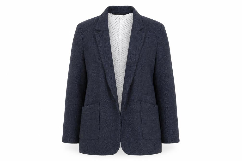 Zara Womens Blue Jacket Blazer Size S - Open