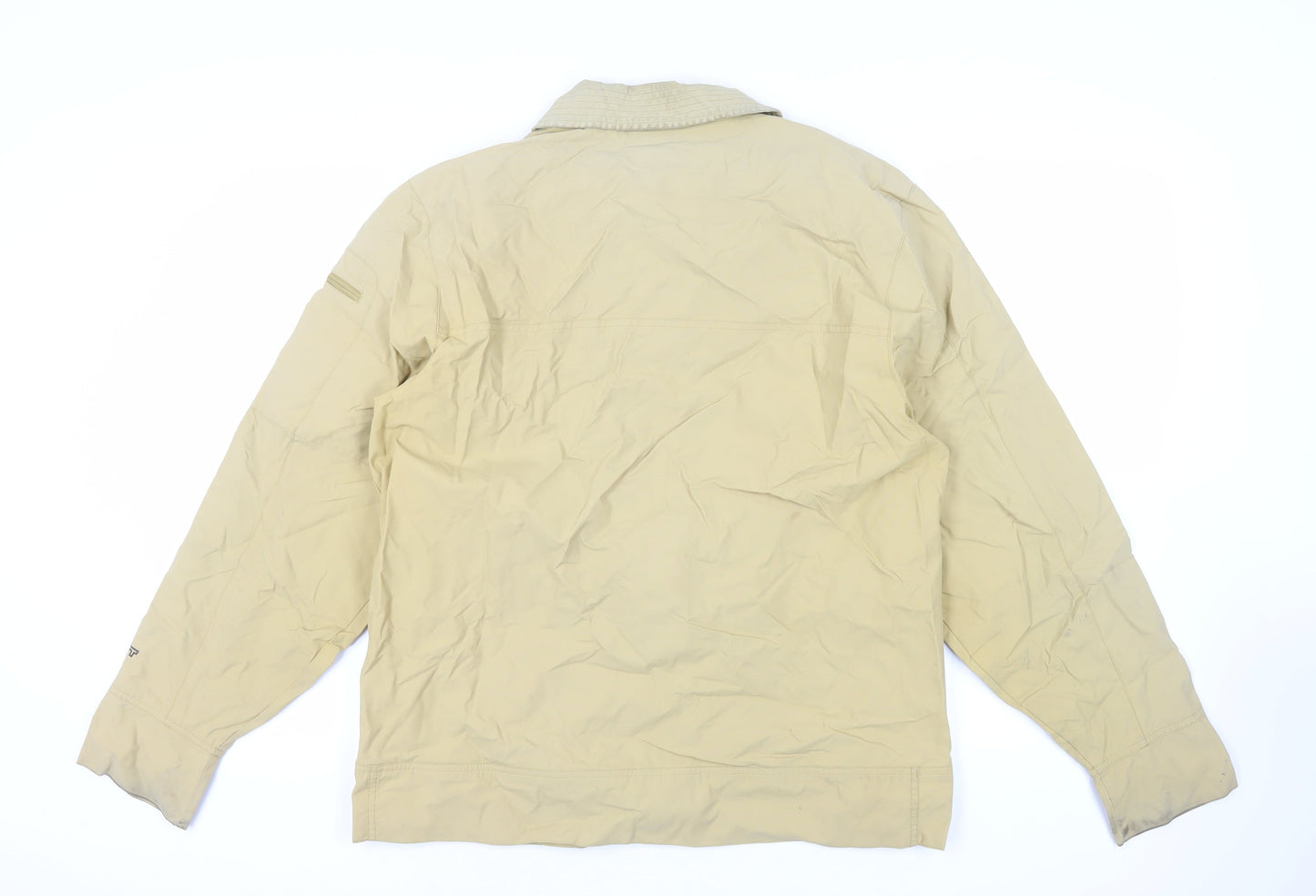 SCOTT Mens Beige Jacket Size XL Zip - Water Resistant