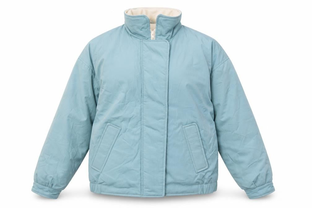 The Woolrich Woman Womens Blue Windbreaker Jacket Size M Zip - Vintage