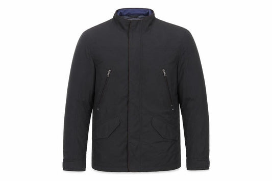 Marks & Spencer Mens Black Jacket Size M Zip - Zipped Pockets