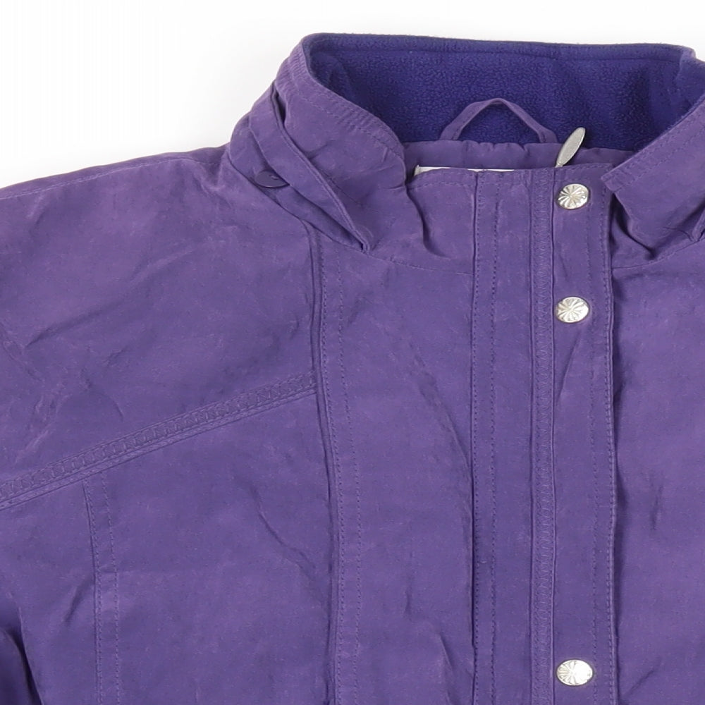 EWM Womens Purple Jacket Size 20 Zip