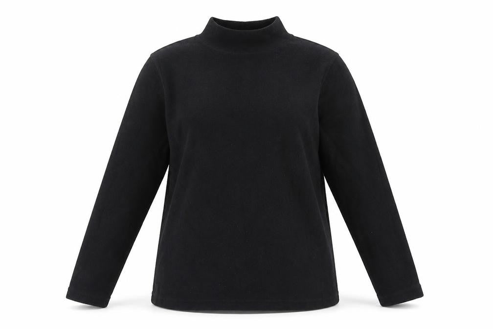 Cotton Traders Womens Black Polyester Pullover Sweatshirt Size 16 Pullover
