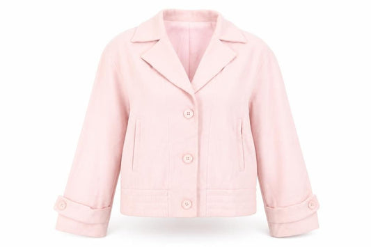PRETTYLITTLETHING Womens Pink Jacket Size 10 Button