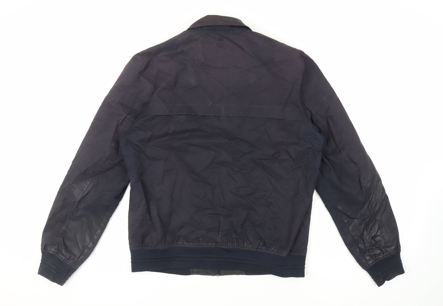 NEXT Mens Black Bomber Jacket Jacket Size M Zip