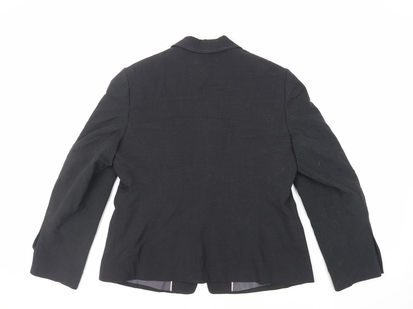 Marks and Spencer Womens Grey Jacket Blazer Size 18 Button