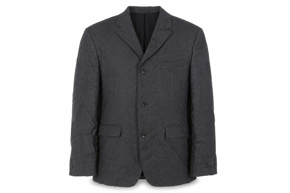 French Connection Mens Grey Wool Jacket Blazer Size 42 Regular