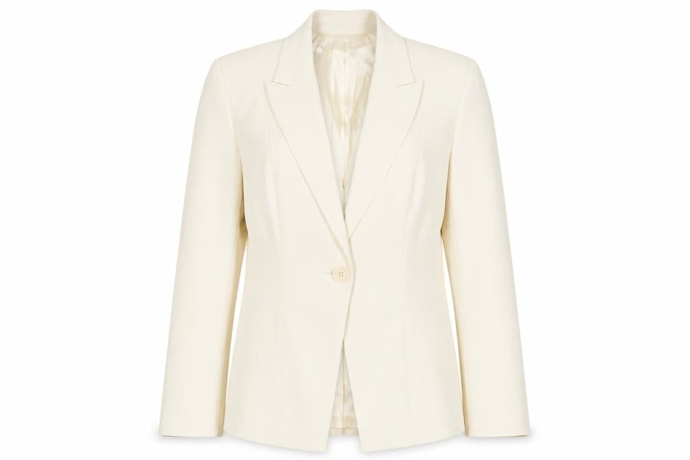 NEXT Womens Ivory Jacket Blazer Size 10 Button