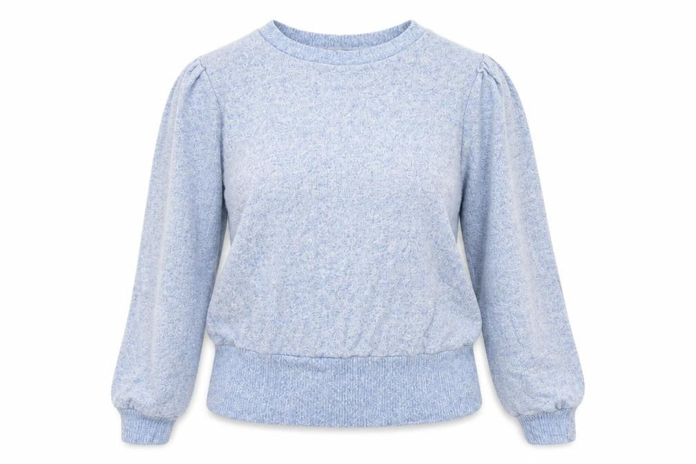 NEXT Womens Blue Round Neck Viscose Pullover Jumper Size M