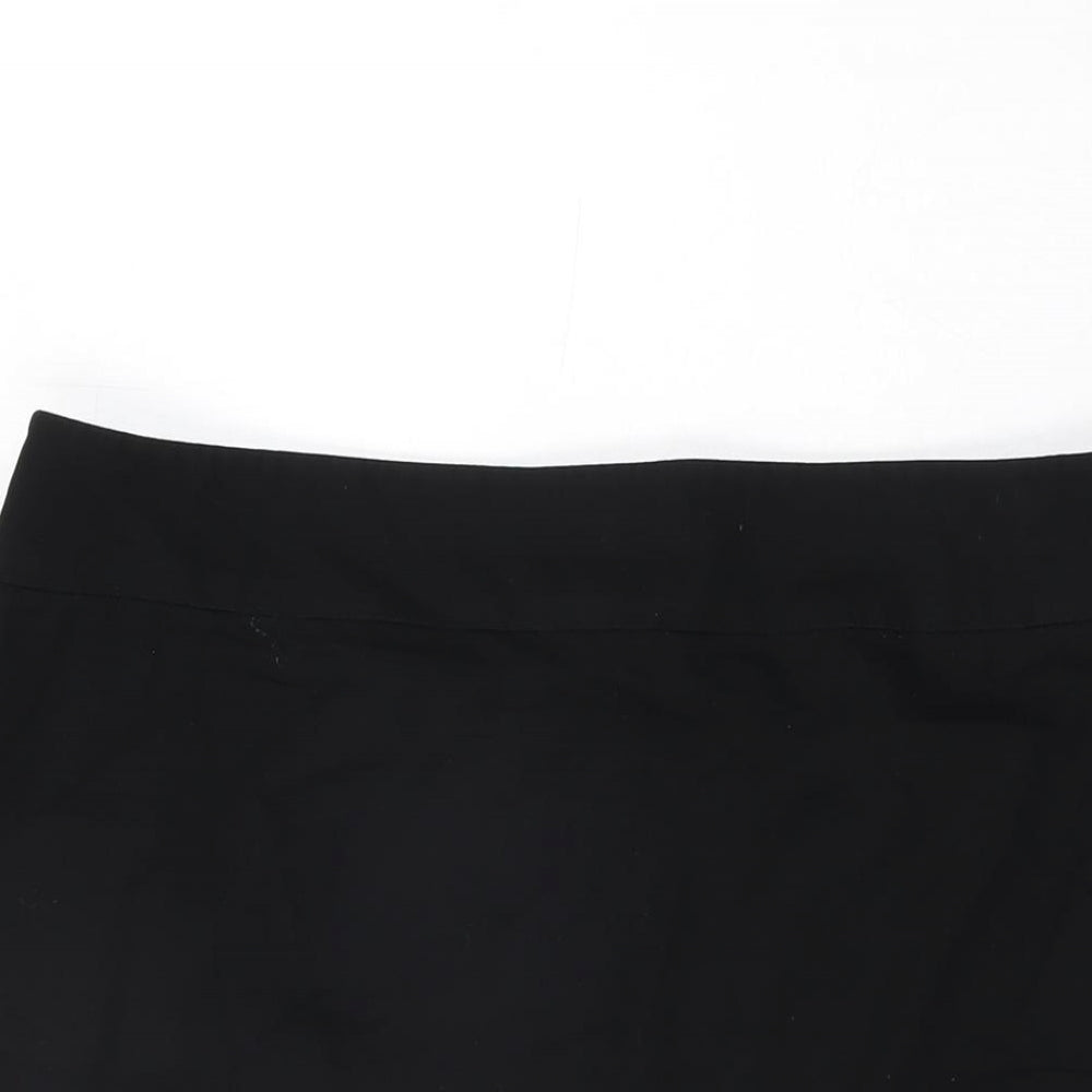 Betty Barclay Womens Black Viscose Straight & Pencil Skirt Size 14 Zip