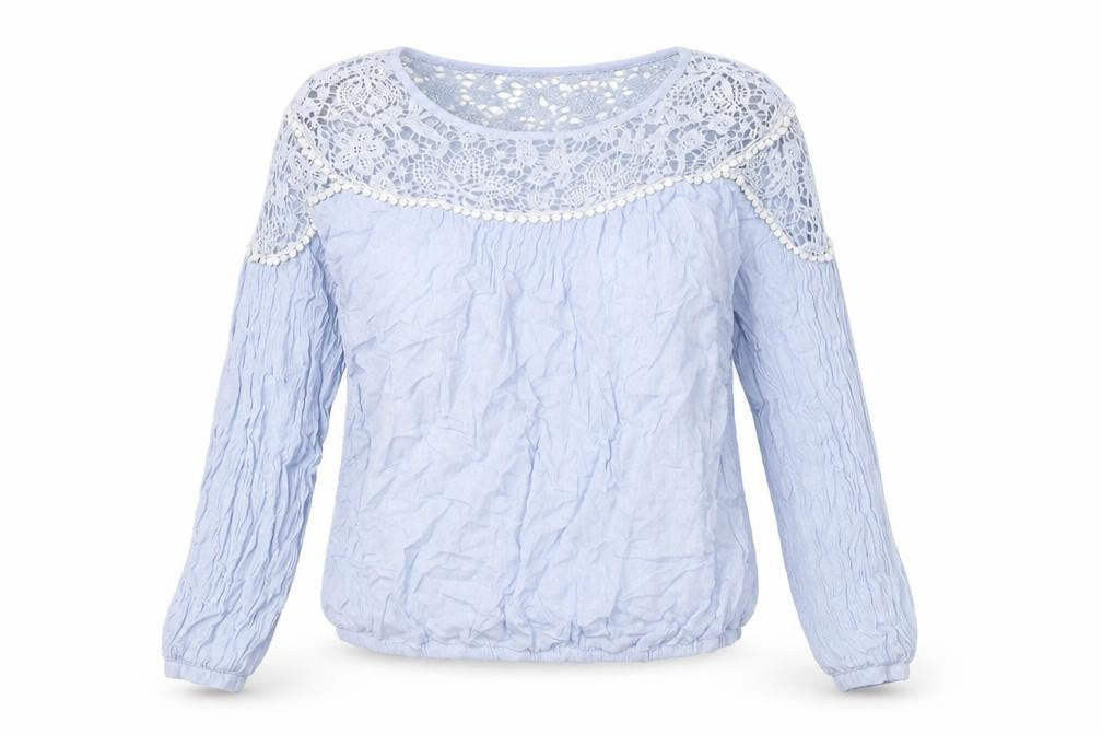 RESERVED Womens Blue Cotton Basic T-Shirt Size 10 Round Neck