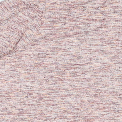 Next Womens Pink Round Neck Polyester Pullover Jumper Size L