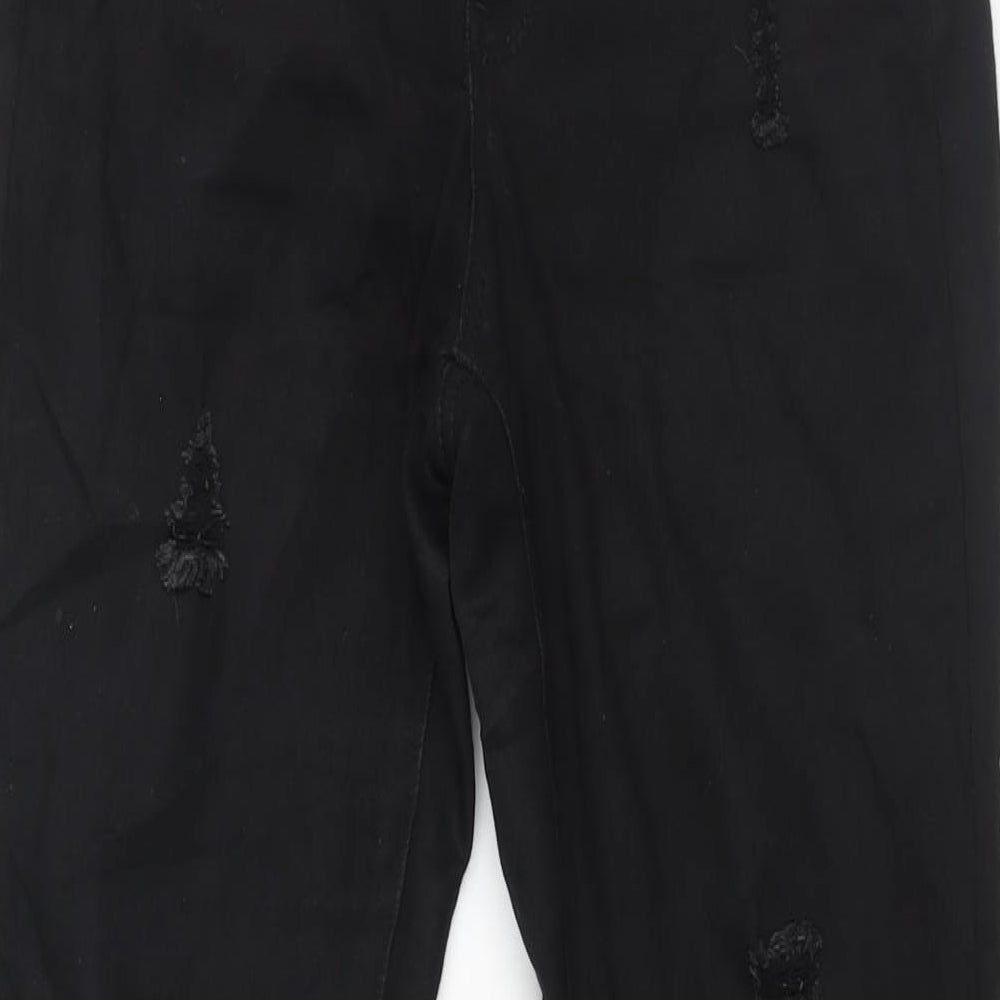 Max Jeans Womens Black Cotton Skinny Jeans Size 28 in L28 in Regular Zip
