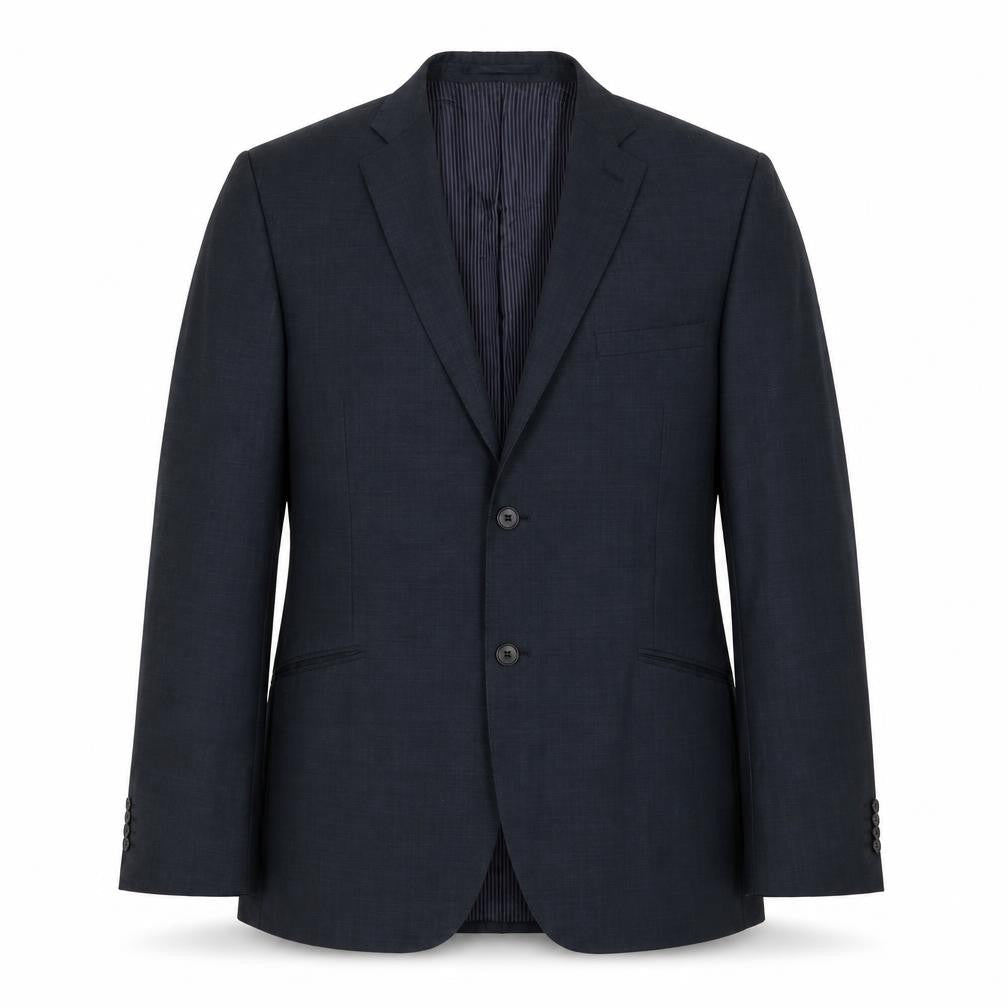 Daniel Hetcher Mens Blue Wool Jacket Suit Jacket Size 42 Regular