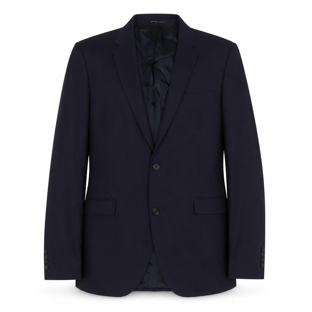 Selected Homme Mens Blue Wool Jacket Suit Jacket Size 42 Regular