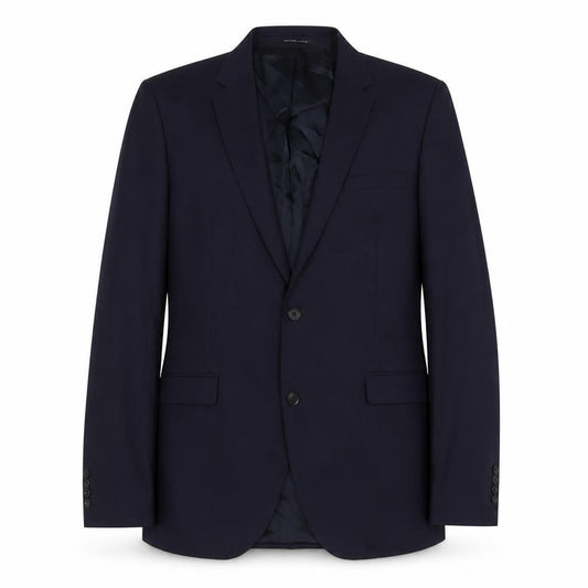Selected Homme Mens Blue Wool Jacket Suit Jacket Size 42 Regular