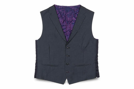Gibson Mens Grey Wool Jacket Suit Waistcoat Size 42 Regular
