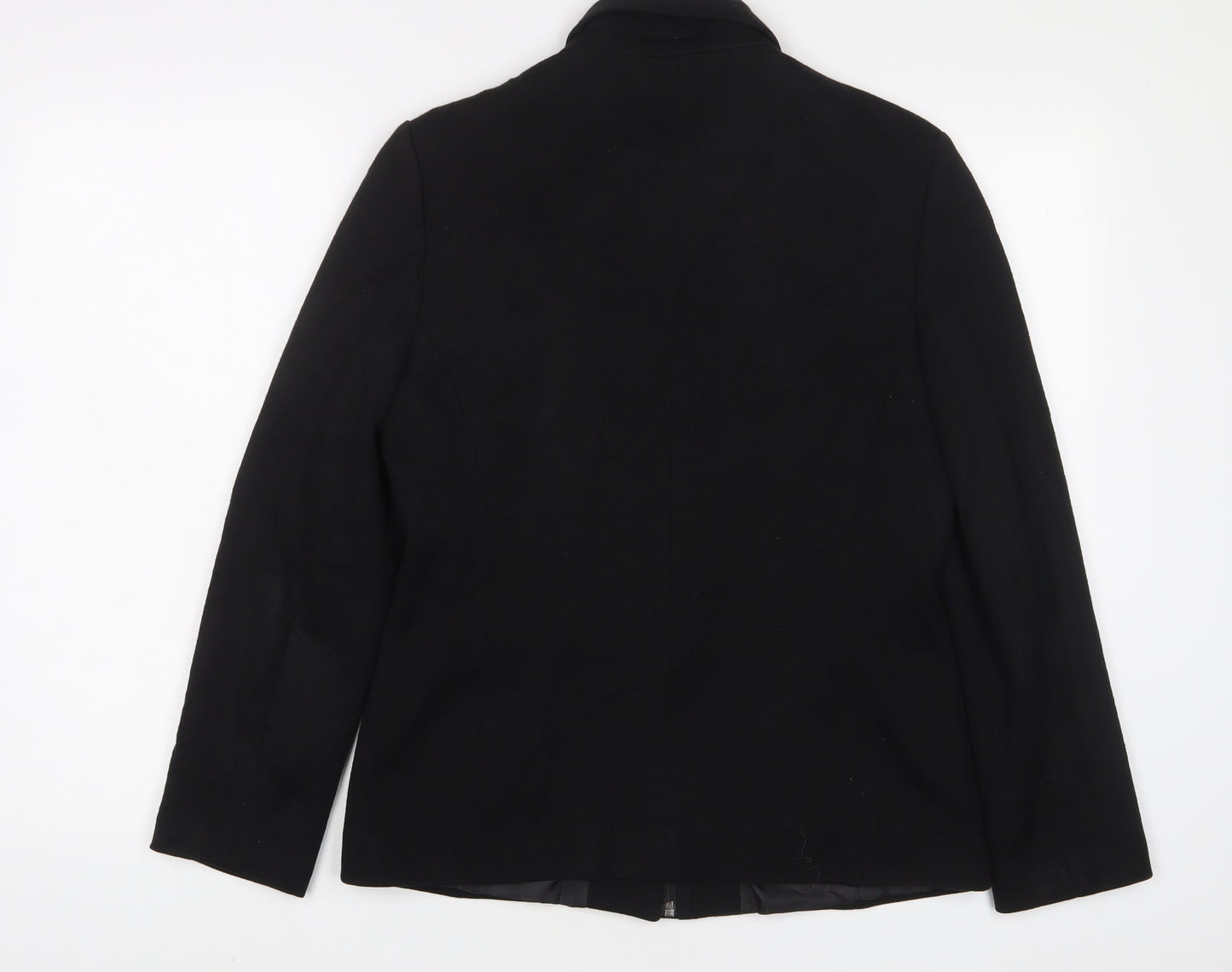 NEXT Womens Blue Jacket Size 8 Zip - Zip Pockets