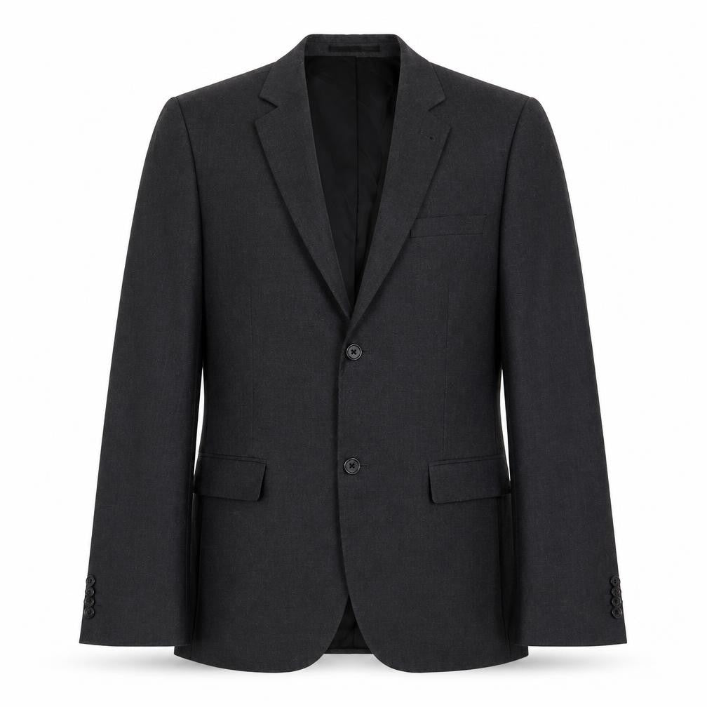 Frederick Anderson Copenhagen Mens Grey Polyester Jacket Suit Jacket Size 38 Regular