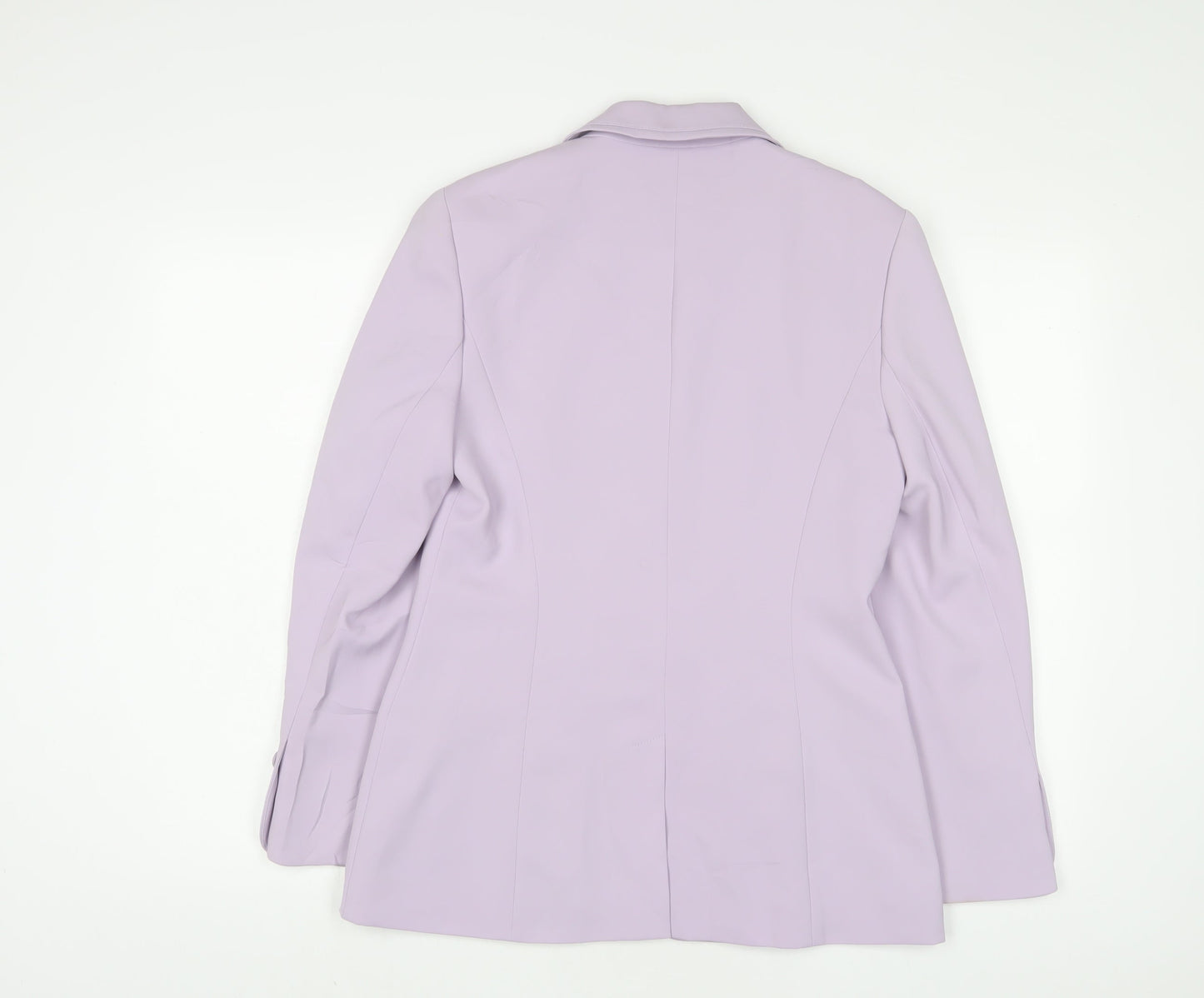 NEXT Womens Purple Jacket Blazer Size 12 Button