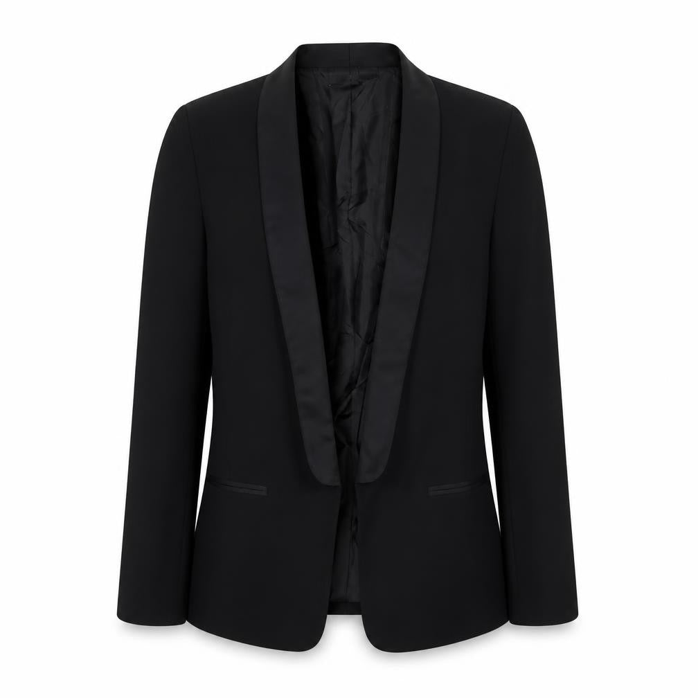 H&M Womens Black Jacket Blazer Size 12 - Open