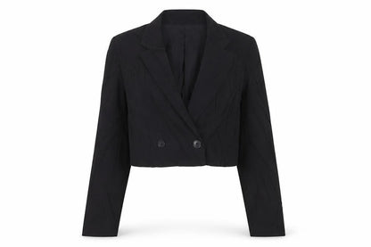 Stradivarius Womens Black Jacket Blazer Size S Button