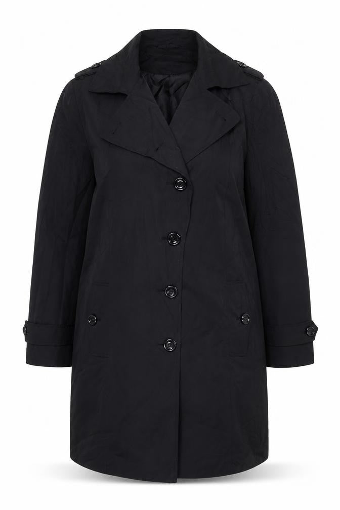 Debenhams Womens Black Jacket Size 16 Button