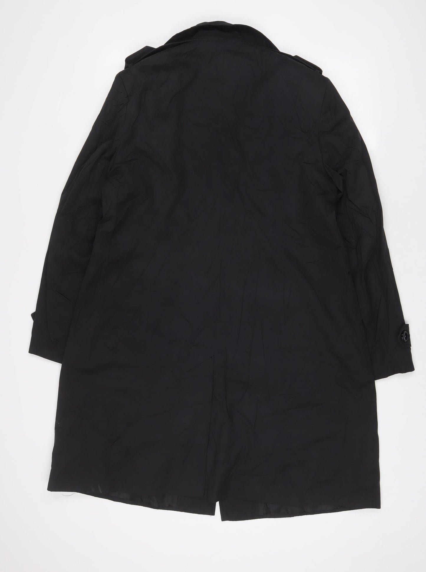 Debenhams Womens Black Jacket Size 16 Button