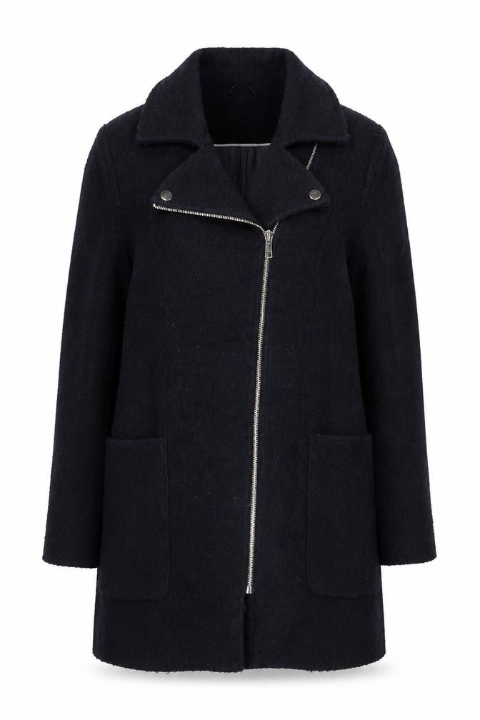 Marks & Spencer Womens Blue Jacket Size 14 Zip