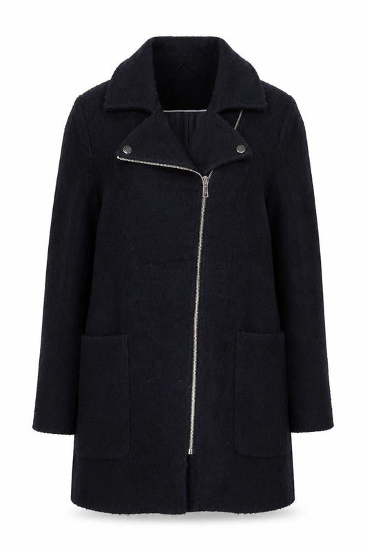 Marks & Spencer Womens Blue Jacket Size 14 Zip