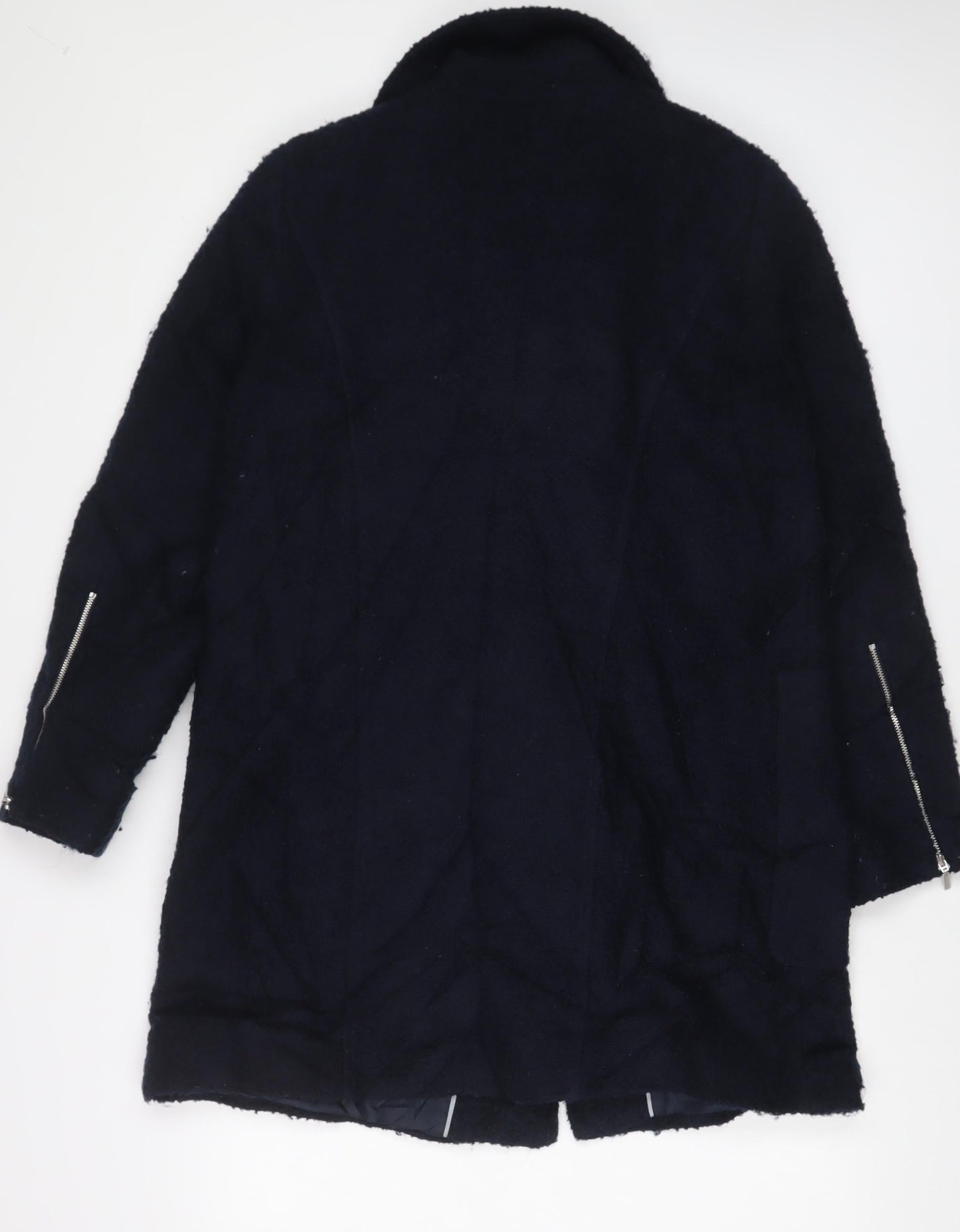 Marks and Spencer Womens Blue Jacket Size 14 Zip