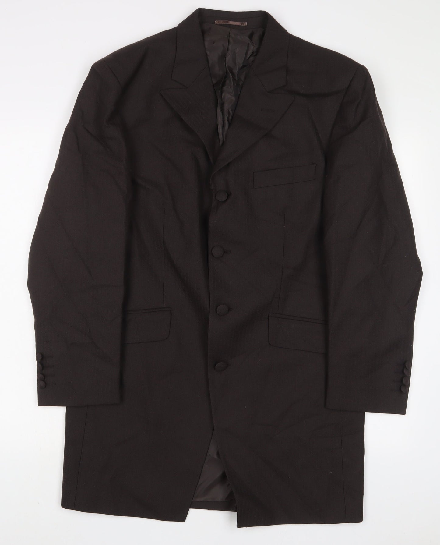 Torre Womens Brown Jacket Blazer Size 10 Button