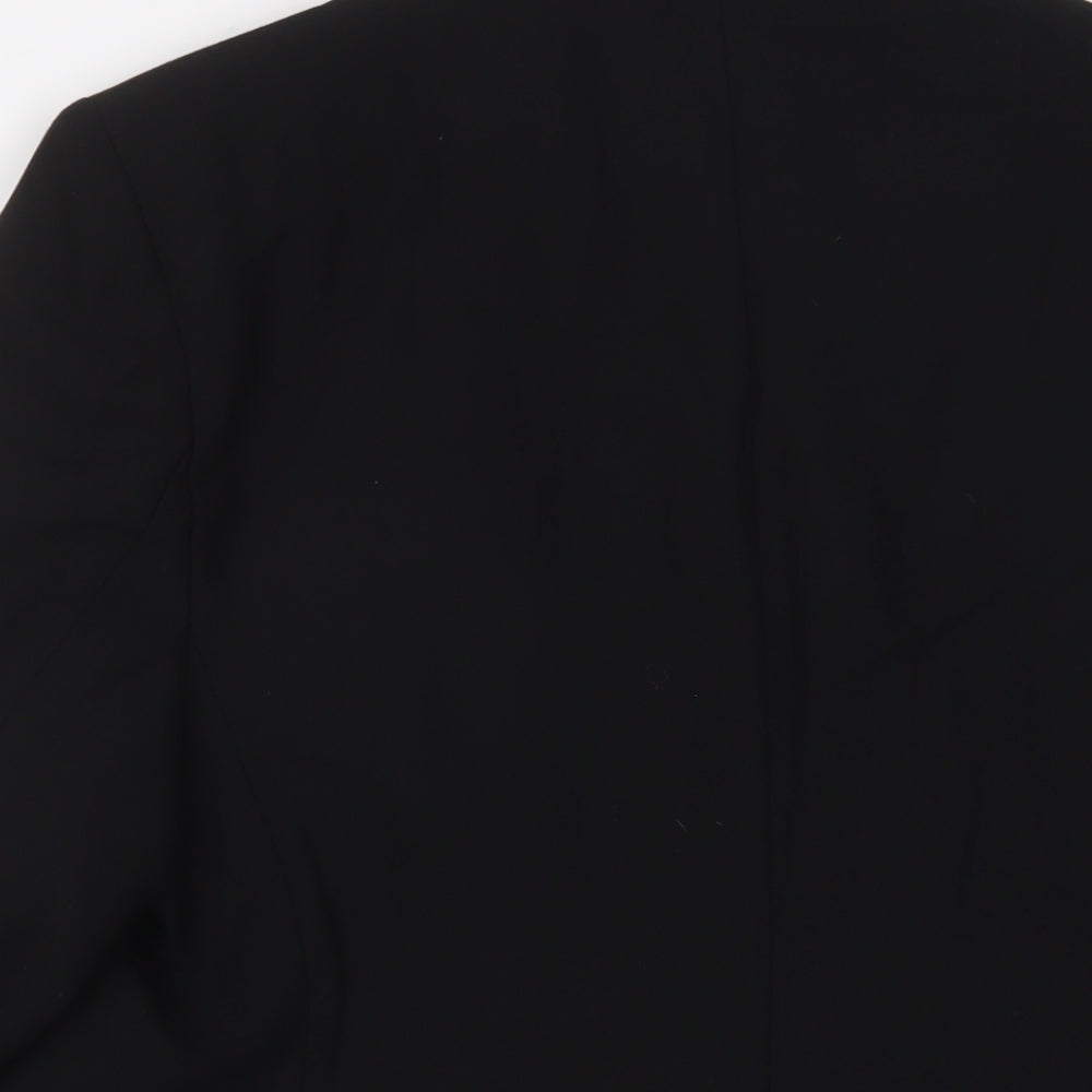 Marks and Spencer Womens Black Jacket Blazer Size 18 Button