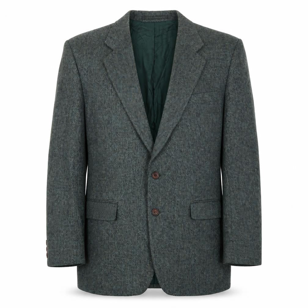 Marks & Spencer Mens Blue Wool Jacket Suit Jacket Size 42 Regular