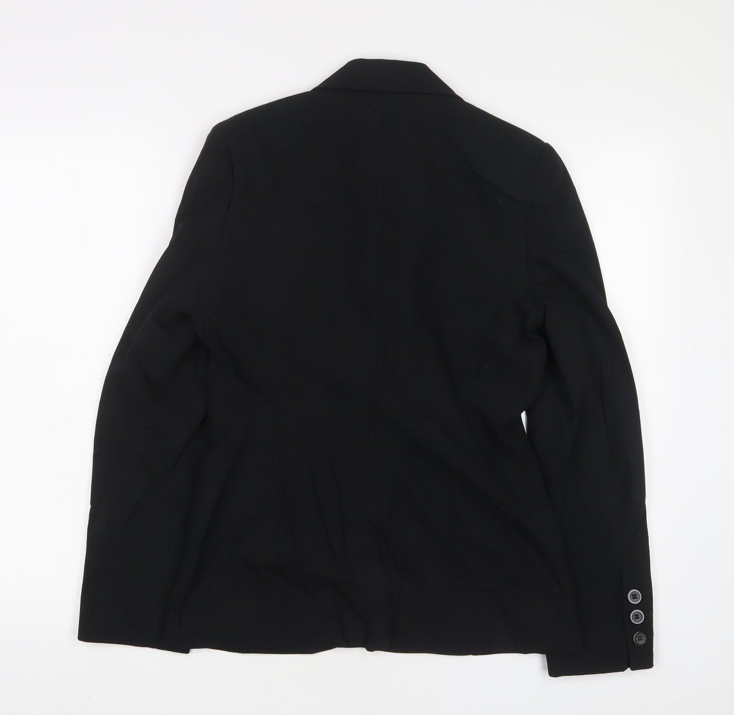 NEXT Womens Black Jacket Blazer Size 8 Button