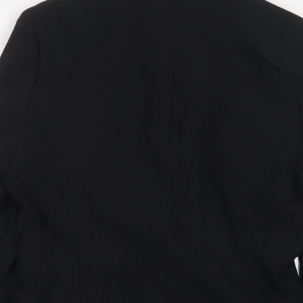 NEXT Womens Black Jacket Blazer Size 8 Button