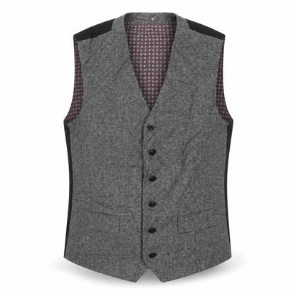 Next Mens Grey Polyester Jacket Suit Waistcoat Size 40 Regular