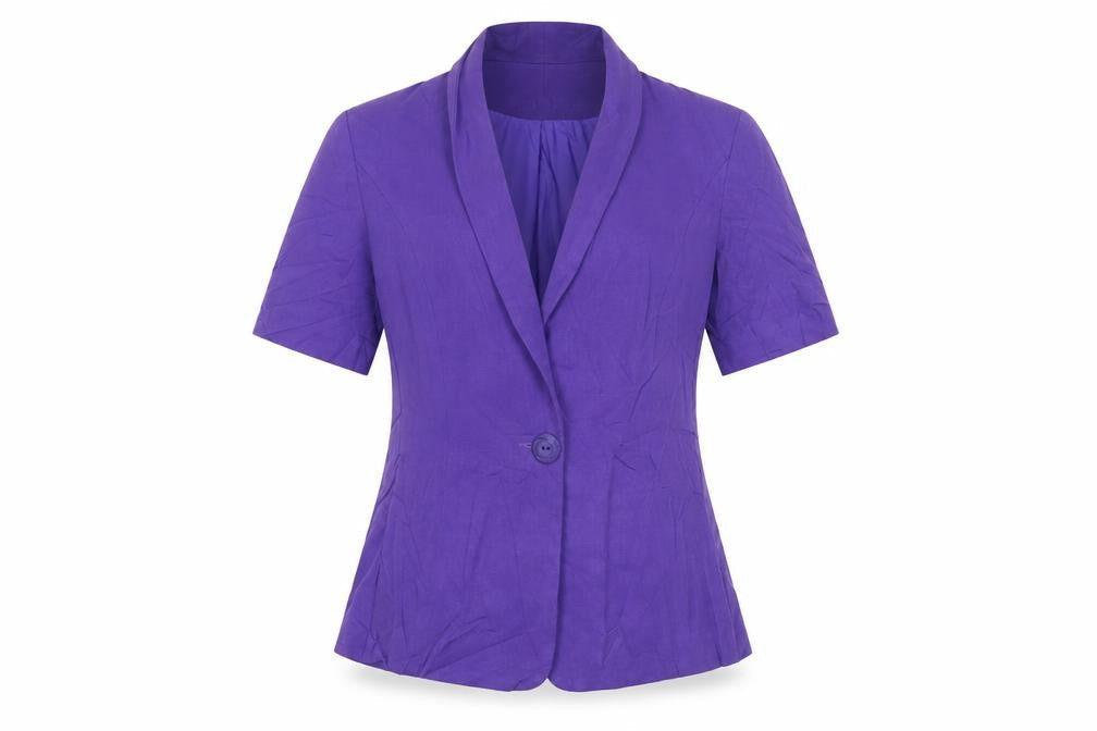 Debenhams Womens Purple Jacket Blazer Size 10 Button