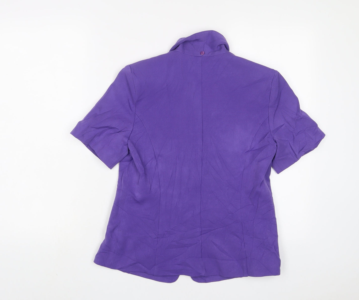 Debenhams Womens Purple Jacket Blazer Size 10 Button
