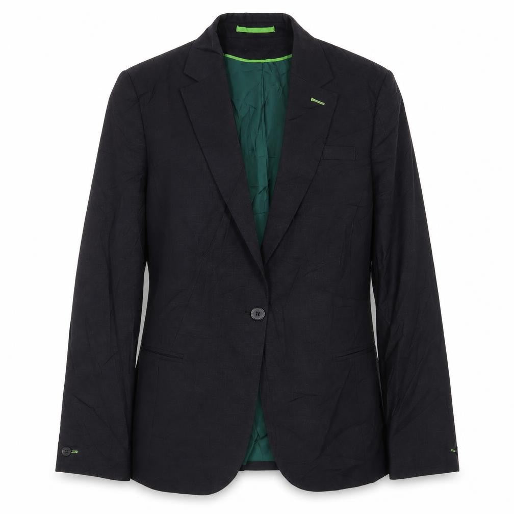 Dimensions Womens Black Jacket Blazer Size 14 Button