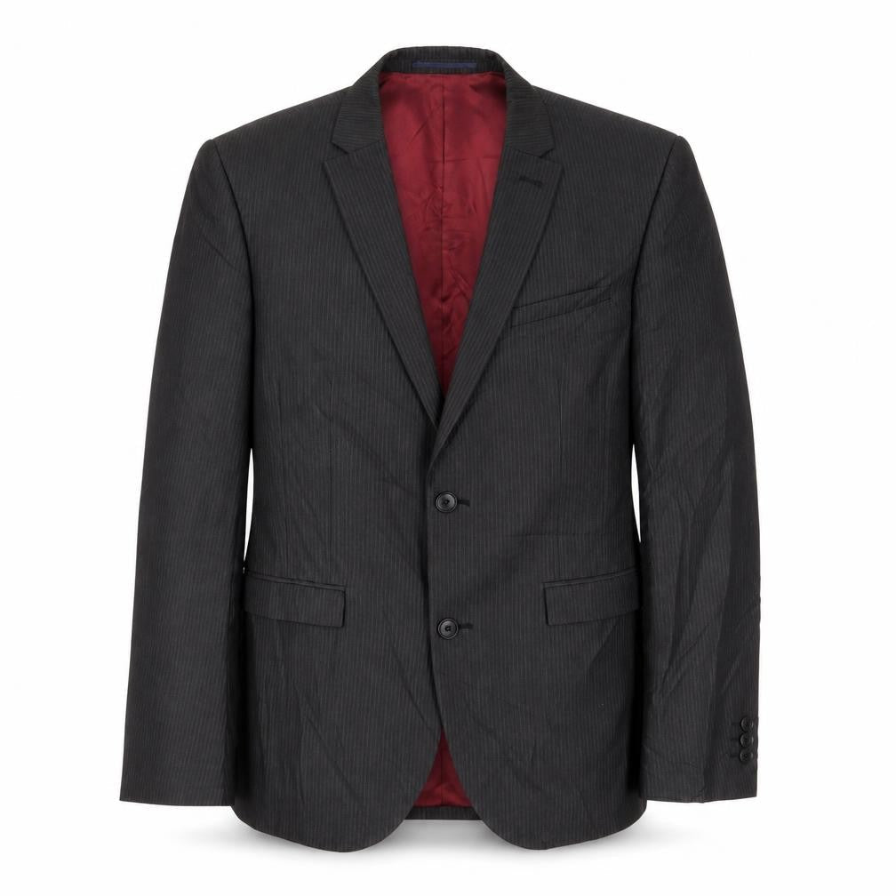 NEXT Mens Grey Polyester Jacket Suit Jacket Size 38 Regular