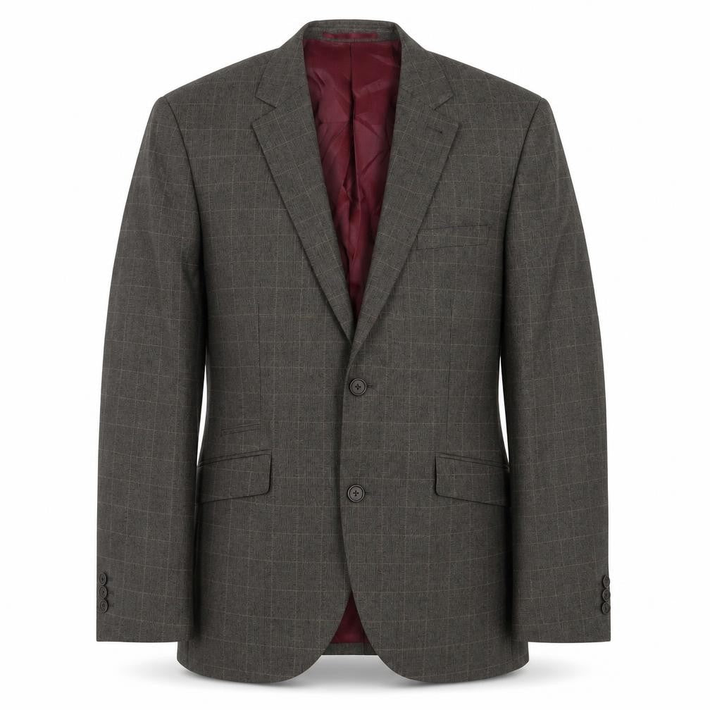 NEXT Mens Grey Polyester Jacket Suit Jacket Size 38 Regular
