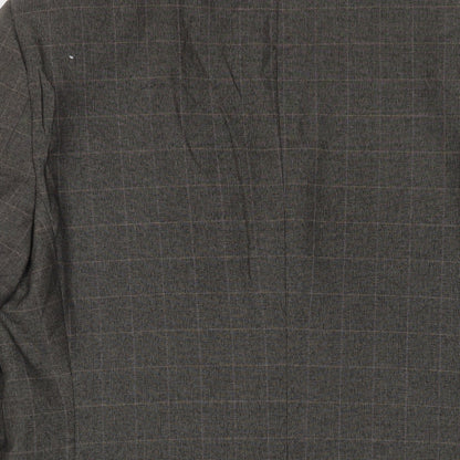 Next Mens Grey Polyester Jacket Suit Jacket Size 38 Regular