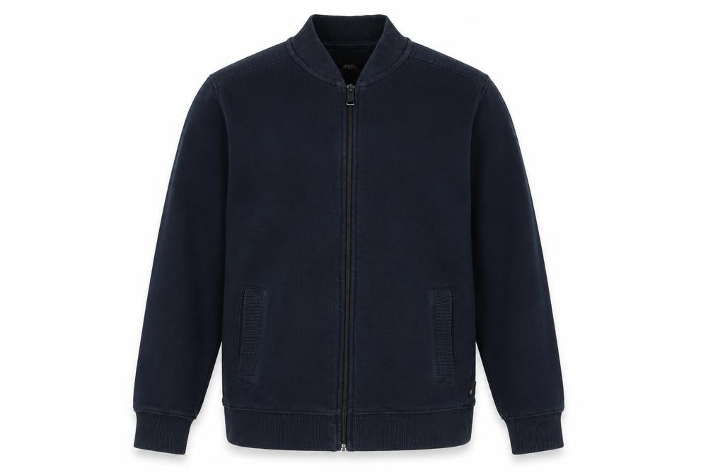 Burton Mens Blue Cotton Full Zip Sweatshirt Size S