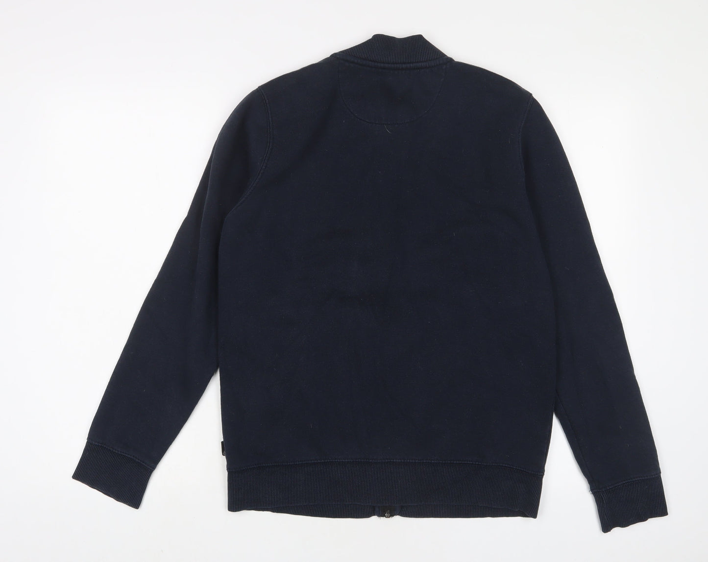 Burton Mens Blue Cotton Full Zip Sweatshirt Size S