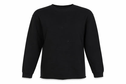 H&M Womens Black Cotton Pullover Sweatshirt Size L Pullover